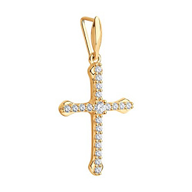 Подвеска SOKOLOV - Серебро 925, Фианит (арт. 93030281)