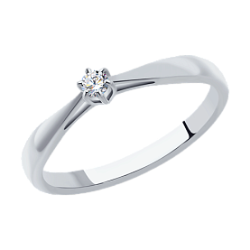 Кольцо SOKOLOV - Золото 585, Бриллиант (арт. 1011346)