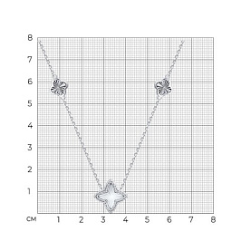 Колье SOKOLOV - Серебро 925, Фианит (арт. 94071407)