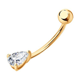 Пирсинг SOKOLOV - Серебро 925, Фианит (арт. 93060003)