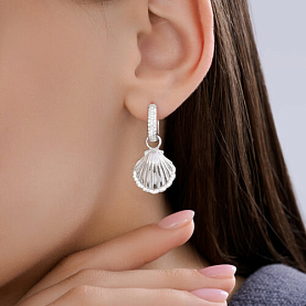 Серьги SOKOLOV - Серебро 925, Фианит (арт. 94027229)