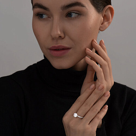 Кольцо SOKOLOV - Серебро 925, Фианит (арт. 94013547)