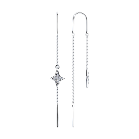 Серьги Diamant - Серебро 925, Фианит (арт. 94-123-01503-1)