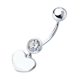 Пирсинг SOKOLOV - Серебро 925, Фианит (арт. 94060078)