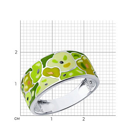 Кольцо SOKOLOV - Серебро 925, Эмаль (арт. 94013868)