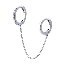 Серьга SOKOLOV - Серебро 925, Фианит (арт. 94170367)