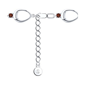Браслет SOKOLOV - Серебро 925, Гранат (арт. 92050124)