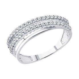 Кольцо Diamant - Серебро 925, Фианит (арт. 94-110-00142-1)