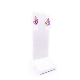 Серьги ЮФ Династия - Золото 375, Аметист, Фианит (арт. 004582-5342)