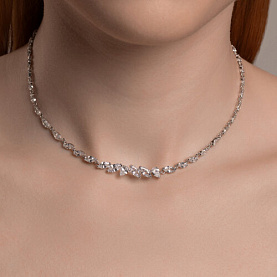 Колье SOKOLOV - Серебро 925, Фианит (арт. 94070972)