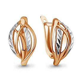 Серьги Аквамарин - Золото 375 (арт. 31165.8)