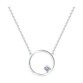 Колье SOKOLOV - Серебро 925, Фианит (арт. 94070673)