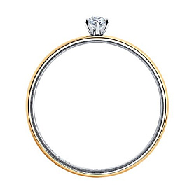 Кольцо SOKOLOV - Золото 585, Бриллиант (арт. 1014042-01)