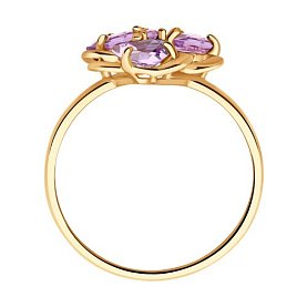 Кольцо SOKOLOV - Серебро 925, Аметист (арт. 92014396)