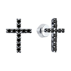 Серьги SOKOLOV - Серебро 925, Фианит (арт. 94026495)