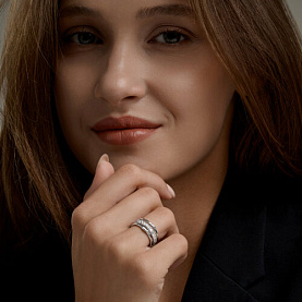 Кольцо SOKOLOV - Серебро 925, Фианит (арт. 94014839)