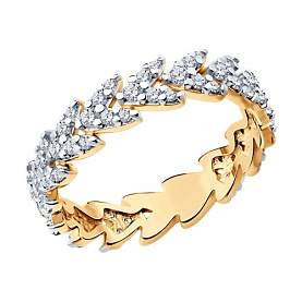 Кольцо SOKOLOV - Серебро 925, Фианит (арт. 93011155)