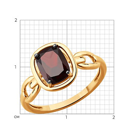 Кольцо SOKOLOV - Серебро 925, Гранат (арт. 92014892)