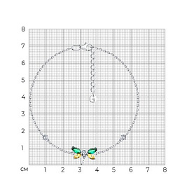 Браслет SOKOLOV - Серебро 925, Фианит (арт. 94051158)