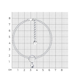 Браслет SOKOLOV - Серебро 925, Фианит (арт. 94050562)