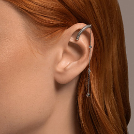 Серьга SOKOLOV - Серебро 925, Фианит (арт. 94170336)