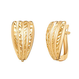 Серьги Атолл - Золото 585 (арт. 20920а)