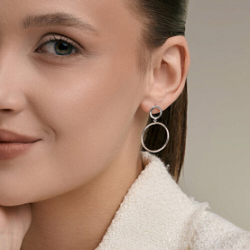 Серьги Diamant - Серебро 925 (арт. 94-122-00510-1)