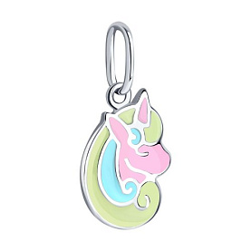 Подвеска SOKOLOV - Серебро 925, Эмаль (арт. 94032549)