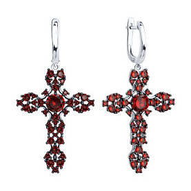 Серьги SOKOLOV - Серебро 925, Фианит (арт. 94027499)