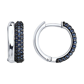 Серьги SOKOLOV - Серебро 925, Фианит (арт. 94027558)