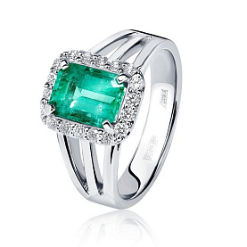 Кольцо Platinum Lab. - Платина 950 (арт. ПК-309И-01)