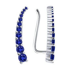 Серьги SOKOLOV - Серебро 925, Фианит (арт. 94027808)