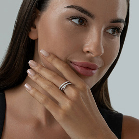 Кольцо SOKOLOV - Серебро 925, Фианит (арт. 94014630)