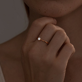 Кольцо SOKOLOV - Серебро 925, Фианит (арт. 93011087)