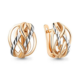 Серьги Аквамарин - Золото 585 (арт. 31573.1)