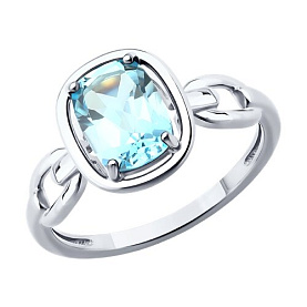 Кольцо SOKOLOV - Серебро 925, Топаз (арт. 92014893)