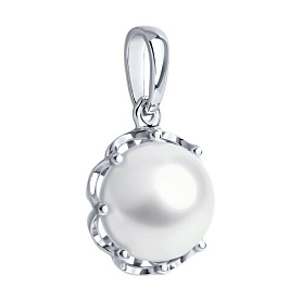 Подвеска SOKOLOV - Серебро 925, Жемчуг культивированный (арт. 92030732)