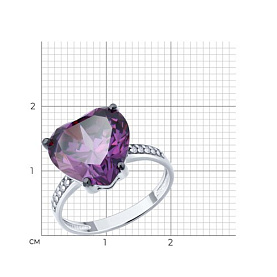 Кольцо SOKOLOV - Серебро 925, Фианит (арт. 94014424)