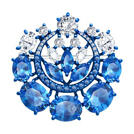 Брошь Diamant - Серебро 925, Фианит (арт. 94-140-00309-1)