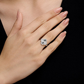 Кольцо SOKOLOV - Серебро 925, Фианит (арт. 94014717)