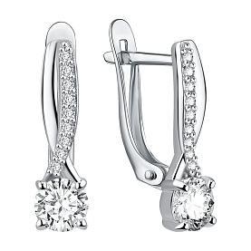 Серьги Talant - Серебро 925, Фианит (арт. 10-72-0001-17303)