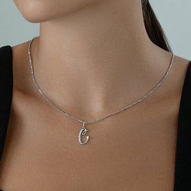 Подвеска SOKOLOV - Серебро 925, Фианит (арт. 94031376)