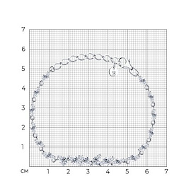 Браслет SOKOLOV - Серебро 925, Фианит (арт. 94051194)