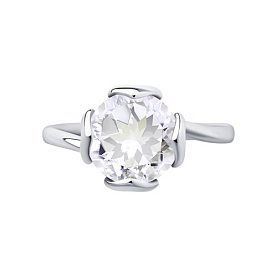 Кольцо SOKOLOV - Серебро 925, Горный хрусталь, Фианит (арт. 92011795)