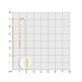 Серьги Diamant - Серебро 925 (арт. 93-123-01618-1)