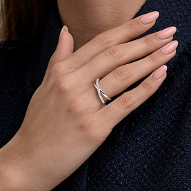 Кольцо SOKOLOV - Серебро 925, Фианит (арт. 94014637)