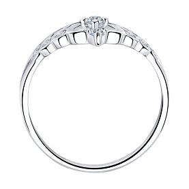 Кольцо SOKOLOV - Серебро 925, Фианит (арт. 94011483)