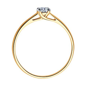 Кольцо SOKOLOV - Серебро 925, Фианит (арт. 93011084)