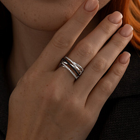 Кольцо SOKOLOV - Серебро 925, Фианит (арт. 94013672)