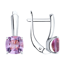Серьги SOKOLOV - Серебро 925, Аметист (арт. 92021399)